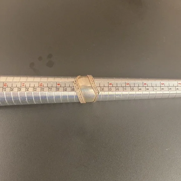 Sterling Silver Vintage Boho Spoon Ring 7 Stamped - Picture 11 of 12